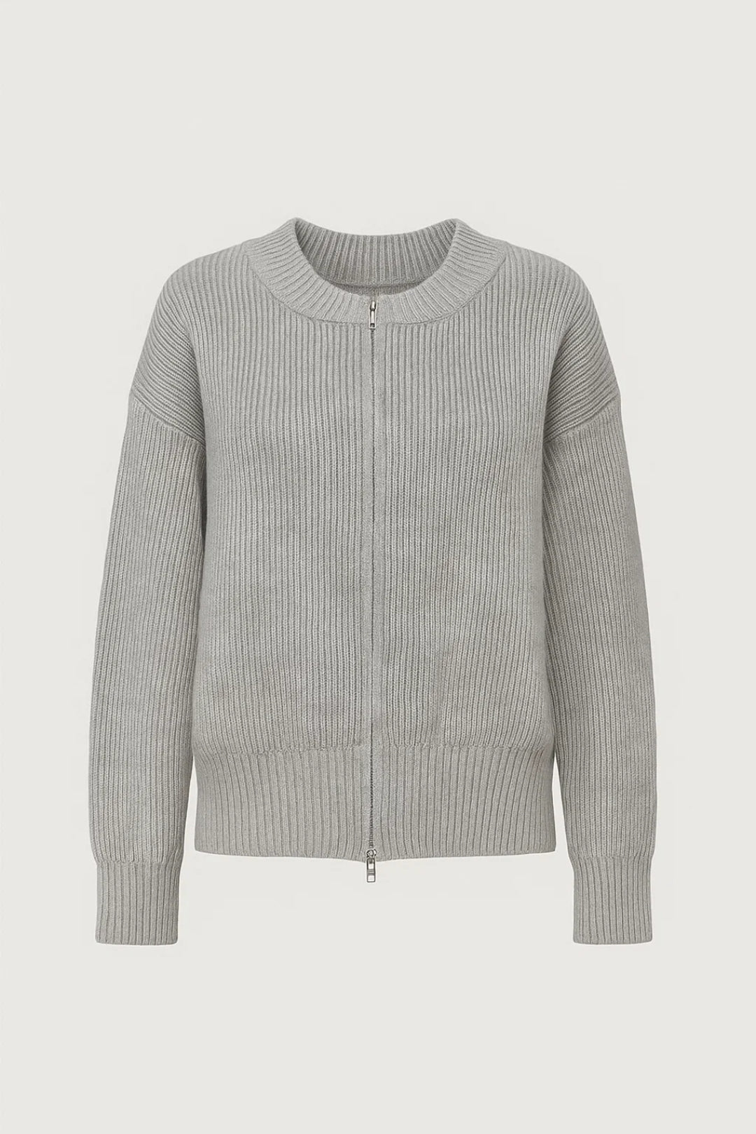 Elegante Strickjacke mit Reißverschluss – Gemütlicher Stil für jeden Anlass