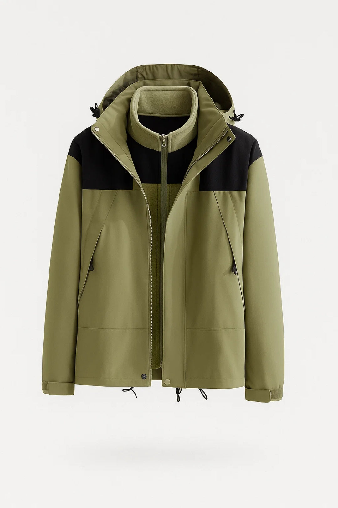 Wetterfeste Wanderjacke | Sportlicher Schnitt mit Kapuze | Bequem und praktisch