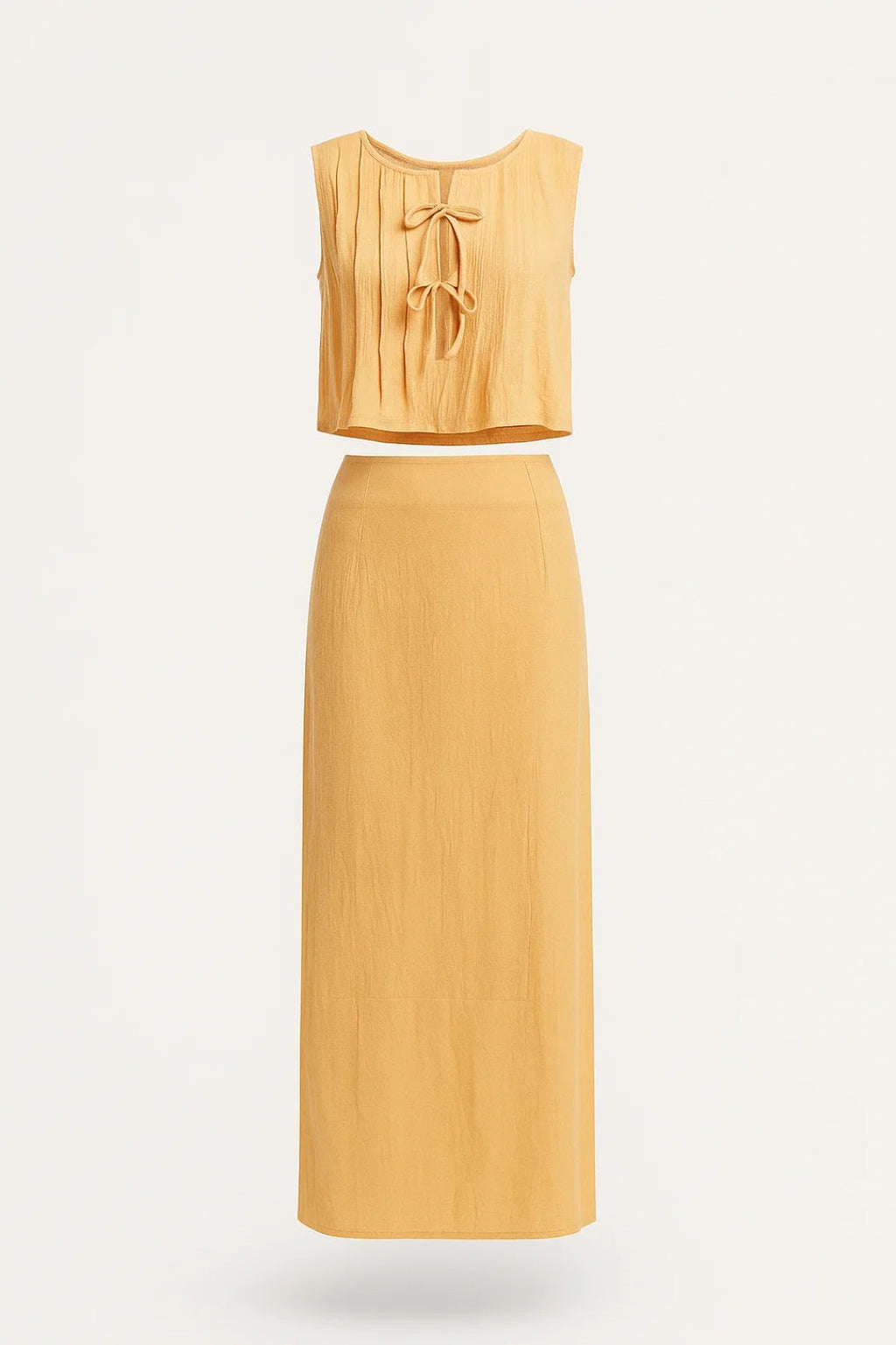 Ärmelloses Top mit Bindedetail – Mühelos eleganter Sommer-Look