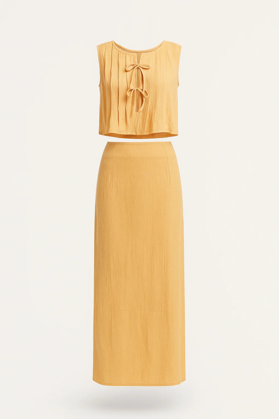 Ärmelloses Top mit Bindedetail – Mühelos eleganter Sommer-Look