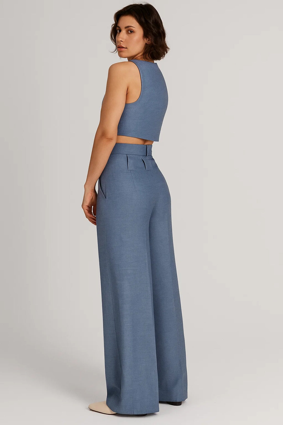 Elegantes Wickeloberteil & Hose Set – Müheloser Stil für jeden Anlass