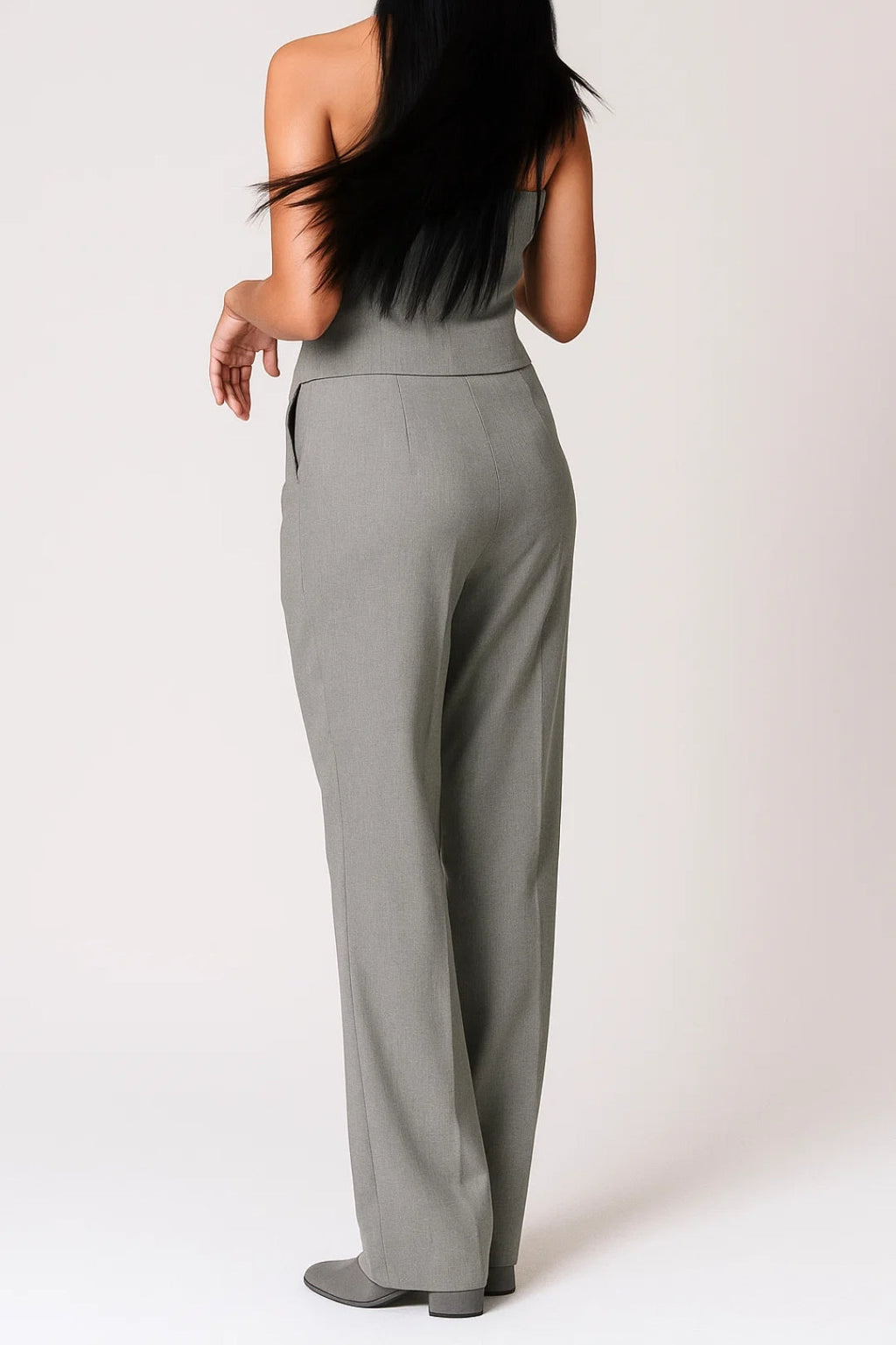 Elegantes Zweiteiliges Set – Ärmellose Weste & Hose für mühelosen Stil