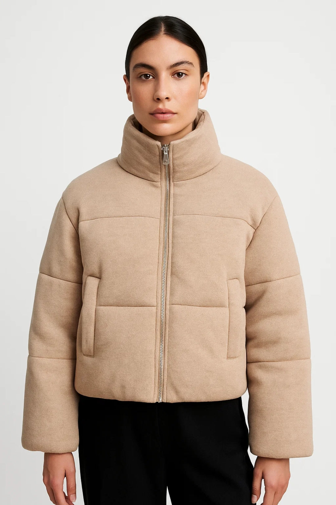 Elegante Damenjacke mit Stehkragen – Bequem & Alltagsfreundlich