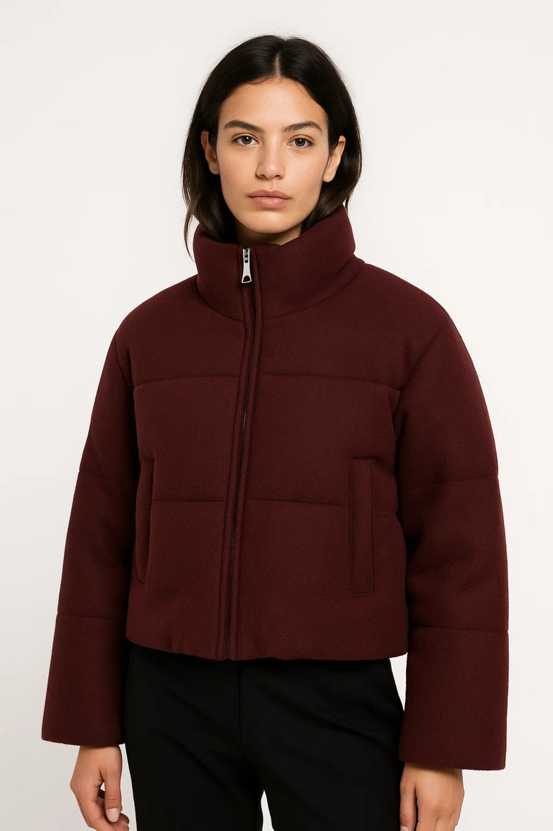 Elegante Damenjacke mit Stehkragen – Bequem & Alltagsfreundlich