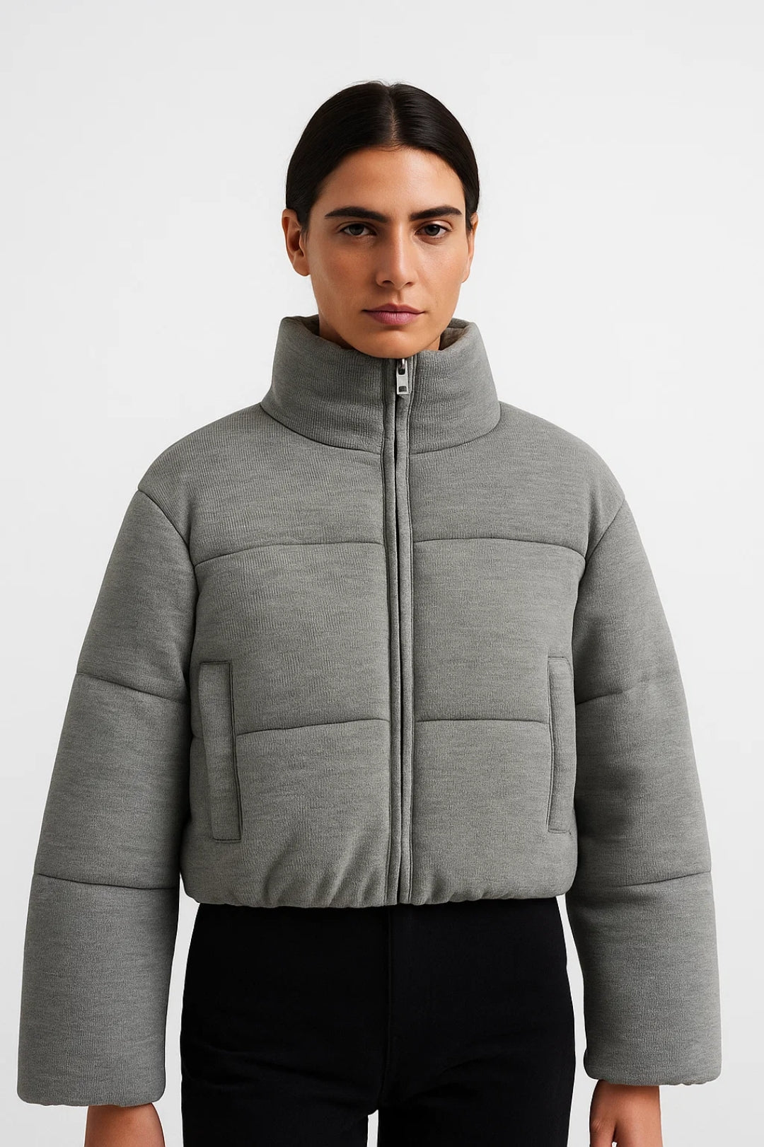 Elegante Damenjacke mit Stehkragen – Bequem & Alltagsfreundlich