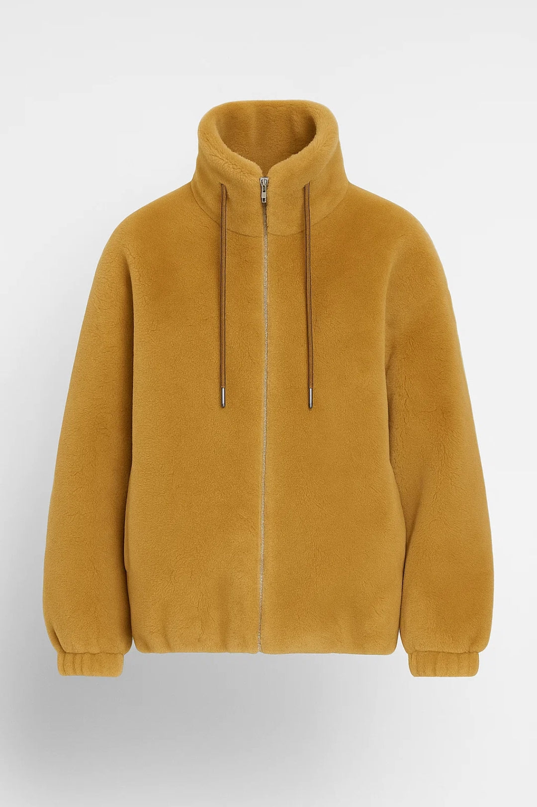 Kuschelige Damenjacke – Weich & Alltagstauglich mit Hohem Kragen