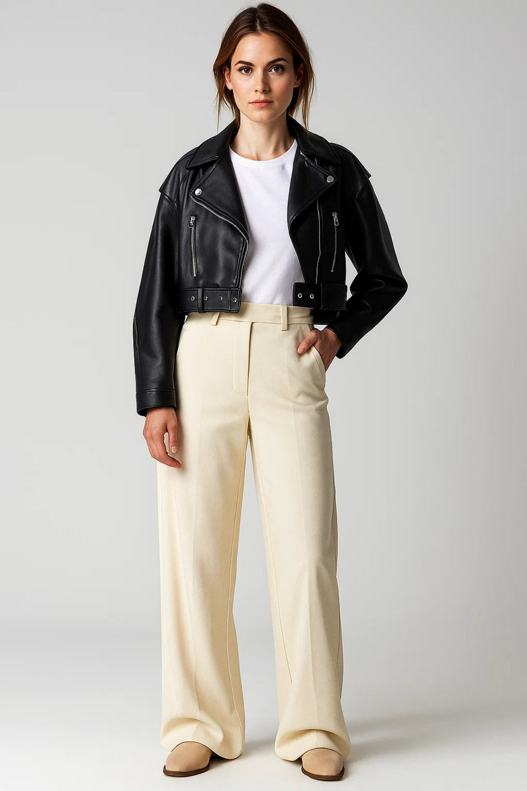 Moderne Kurzjacke | Eleganter Schnitt mit Reißverschluss für Stilbewusste