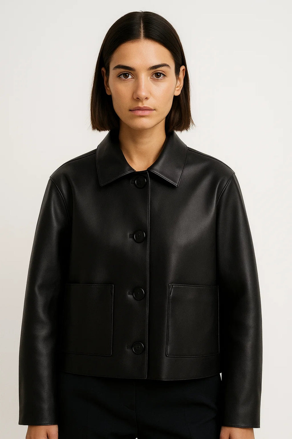 Elegante Damenjacke | Minimalistischer Schnitt mit Knopfleiste – Zeitlos & Vielseitig