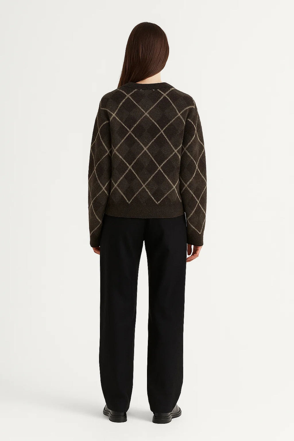 Eleganter Pullover | Gemütliches Rautenmuster | Klassischer Stil für jeden Anlass