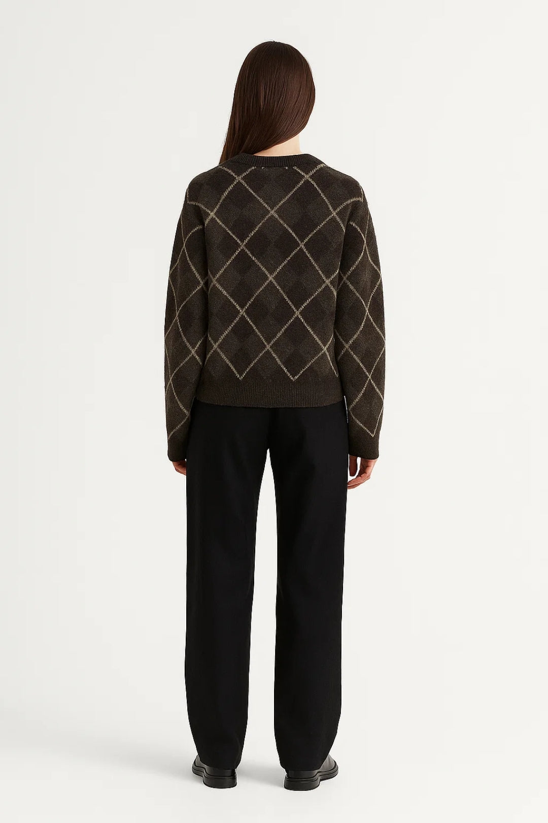 Eleganter Pullover | Gemütliches Rautenmuster | Klassischer Stil für jeden Anlass