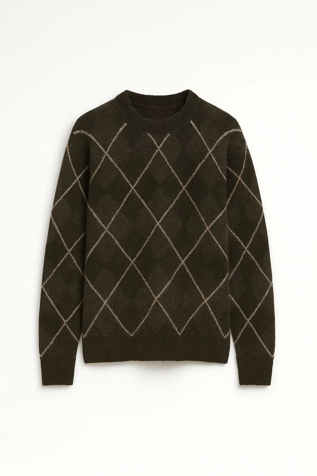 Eleganter Pullover | Gemütliches Rautenmuster | Klassischer Stil für jeden Anlass