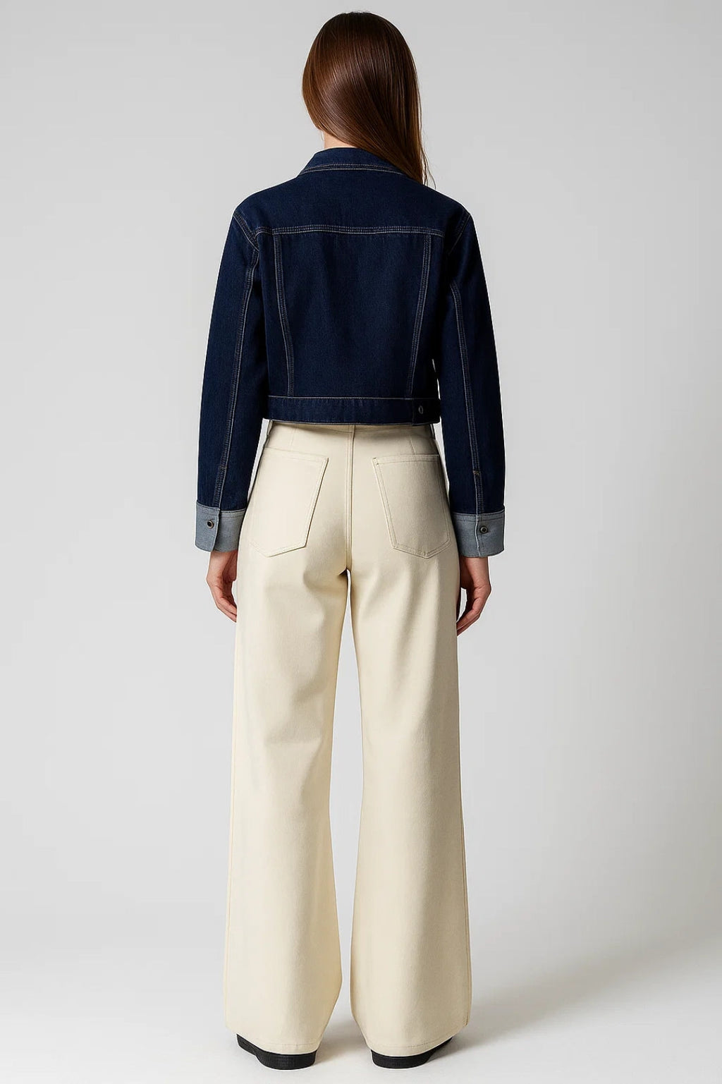 Stylische Jeansjacke – Dunkelblau für einen zeitlosen Denim-Look