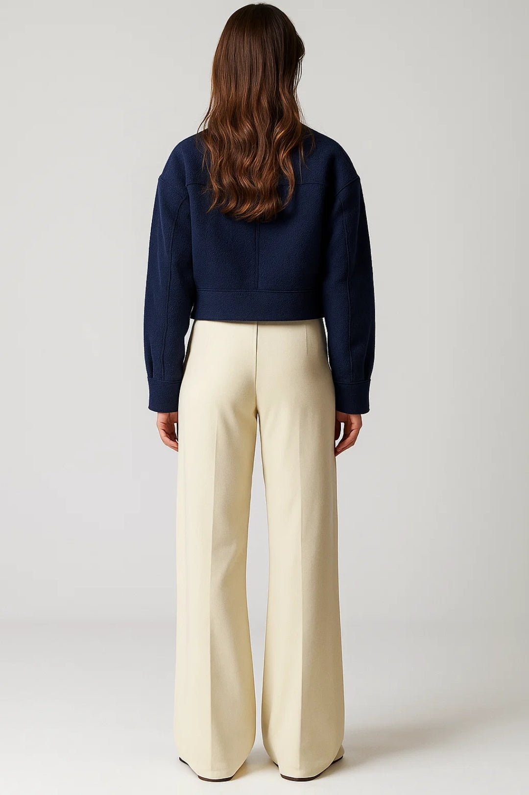 Dunkelblaue Kurzjacke – Eleganter Stil für mühelose Outfits