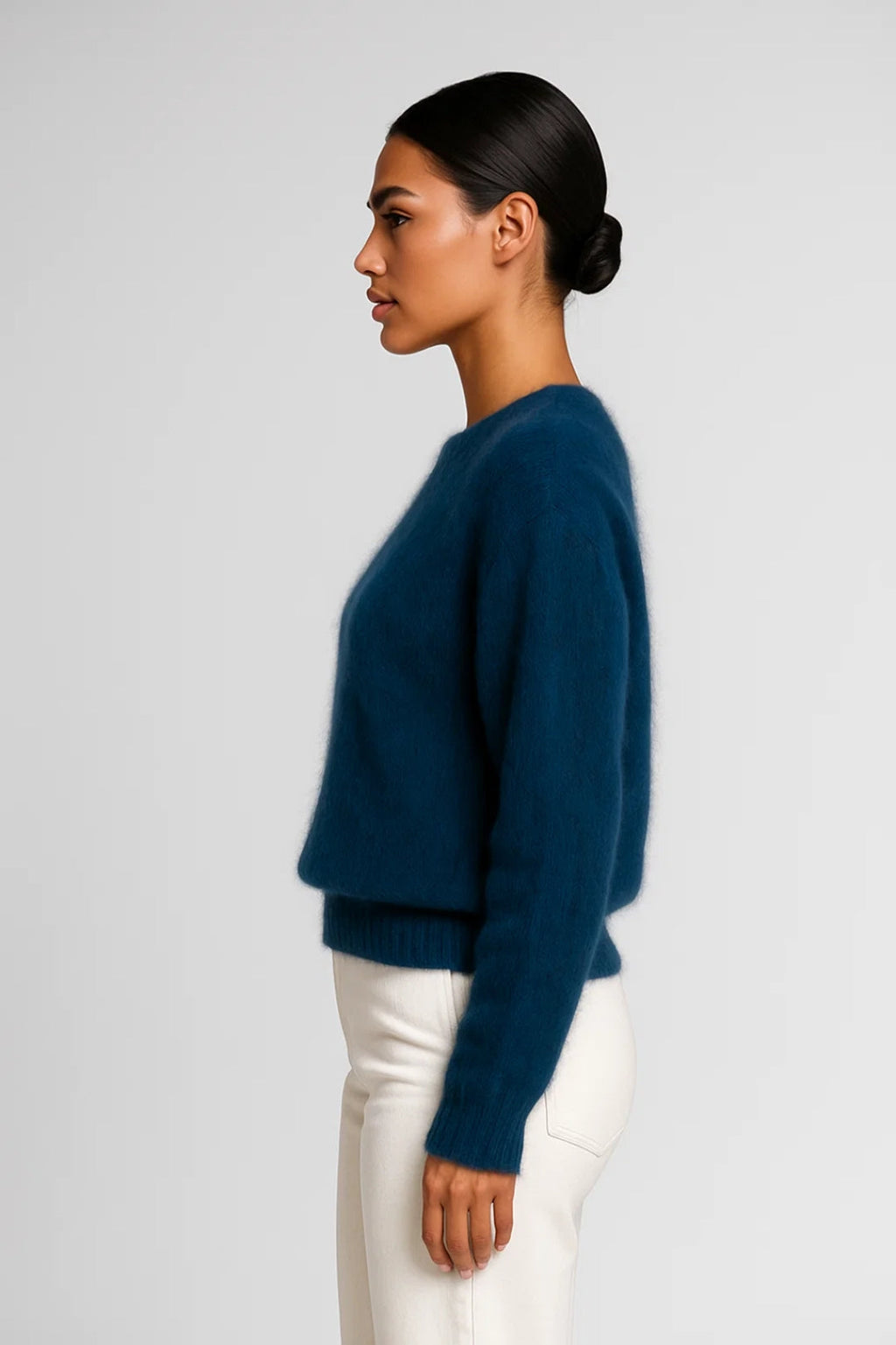 Gemütlicher Pullover | Rundhalsausschnitt für mühelosen Stil