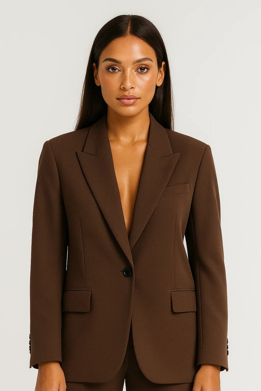 Elegante Blazerjacke | Femininer Schnitt mit Knopfverschluss – Vielseitig für jeden Anlass