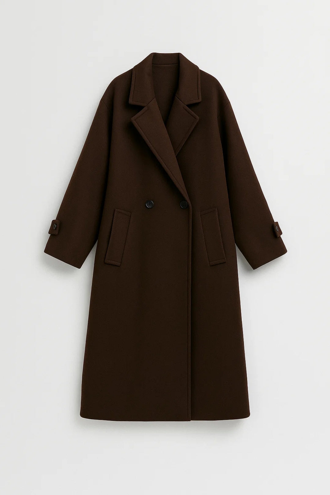 Eleganter Langer Mantel | Gemütlicher Schnitt mit Reverskragen