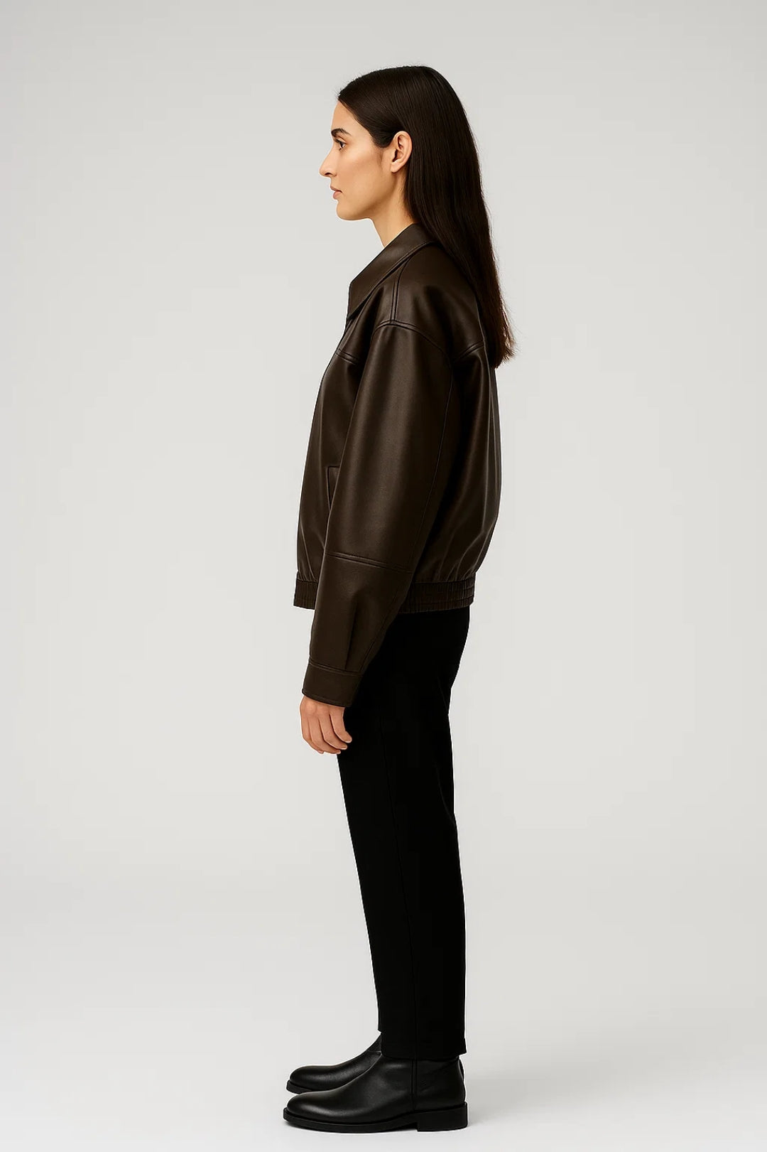 Elegante Damenjacke – Gemütlicher Kurzschnitt mit Reißverschluss