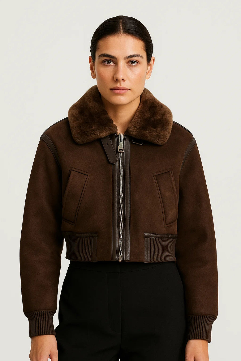 Elegante Damenjacke | Zeitloser Stil mit Reißverschluss | Gemütlich und Warm