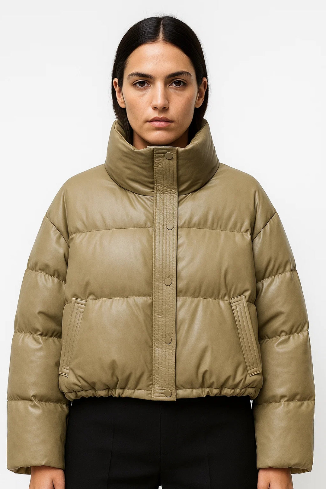 Moderne Steppjacke für Damen | Wärmend & Kurzer Schnitt mit Stehkragen