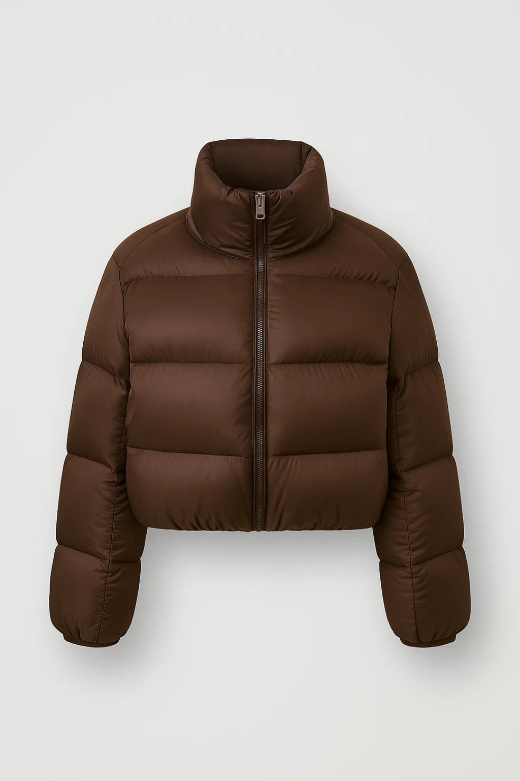 Wärmende Damen Steppjacke mit Stehkragen – Minimalistisch & Vielseitig