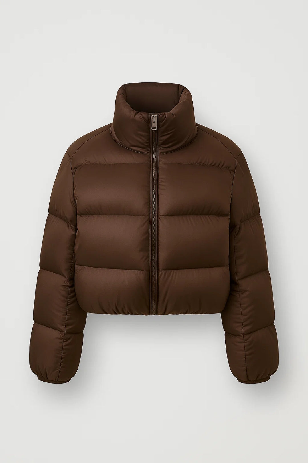 Wärmende Damen Steppjacke mit Stehkragen – Minimalistisch & Vielseitig