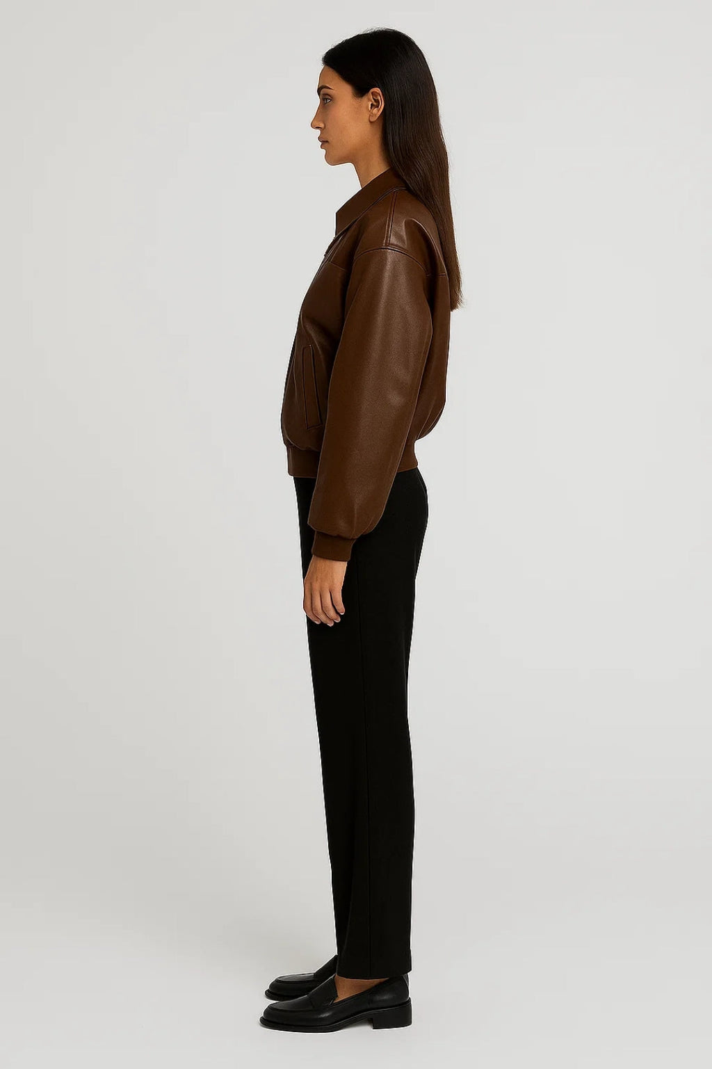 Gemütliche Kurze Jacke | Klassischer Reißverschluss & Kragen