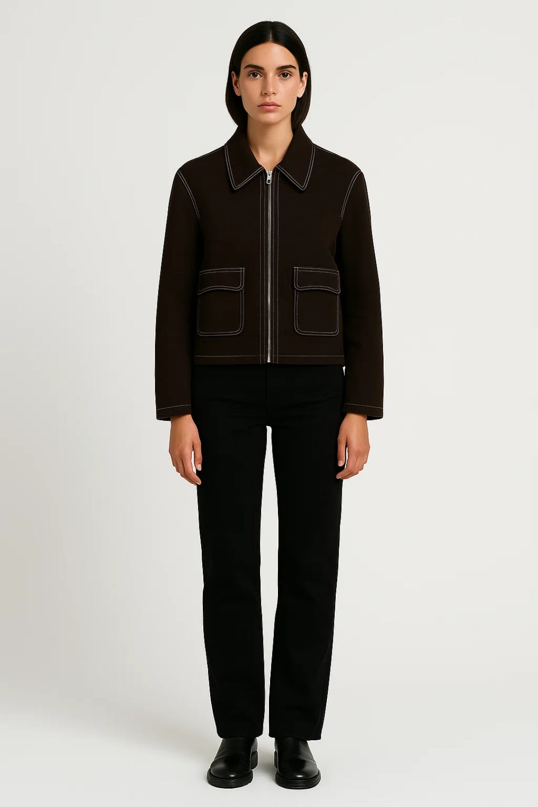 Moderne Damenjacke mit Klappentaschen – Praktisch & Stilvoll für jeden Anlass