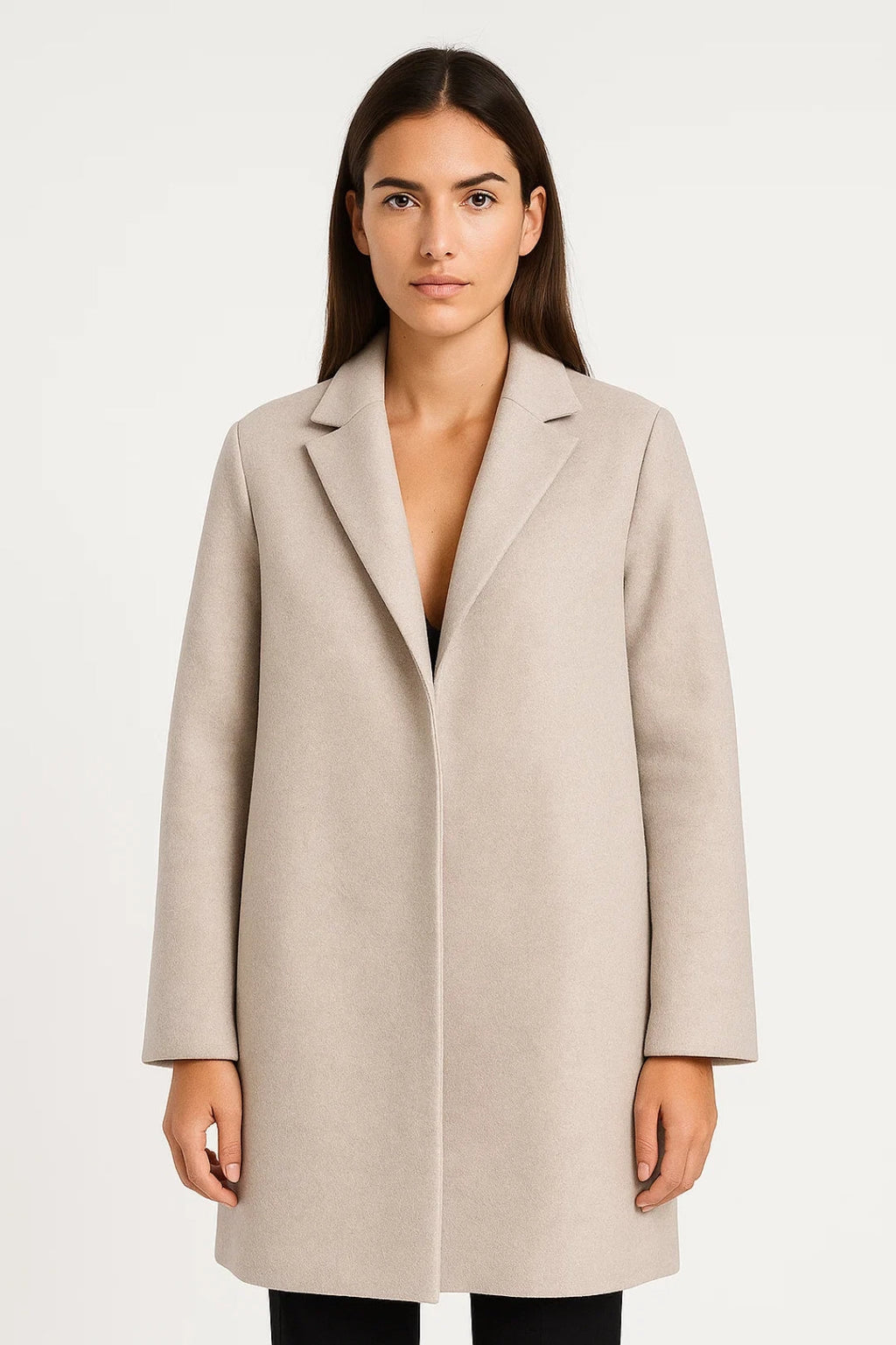 Eleganter Mantel mit Reverskragen – Schlicht und mühelos für jeden Anlass