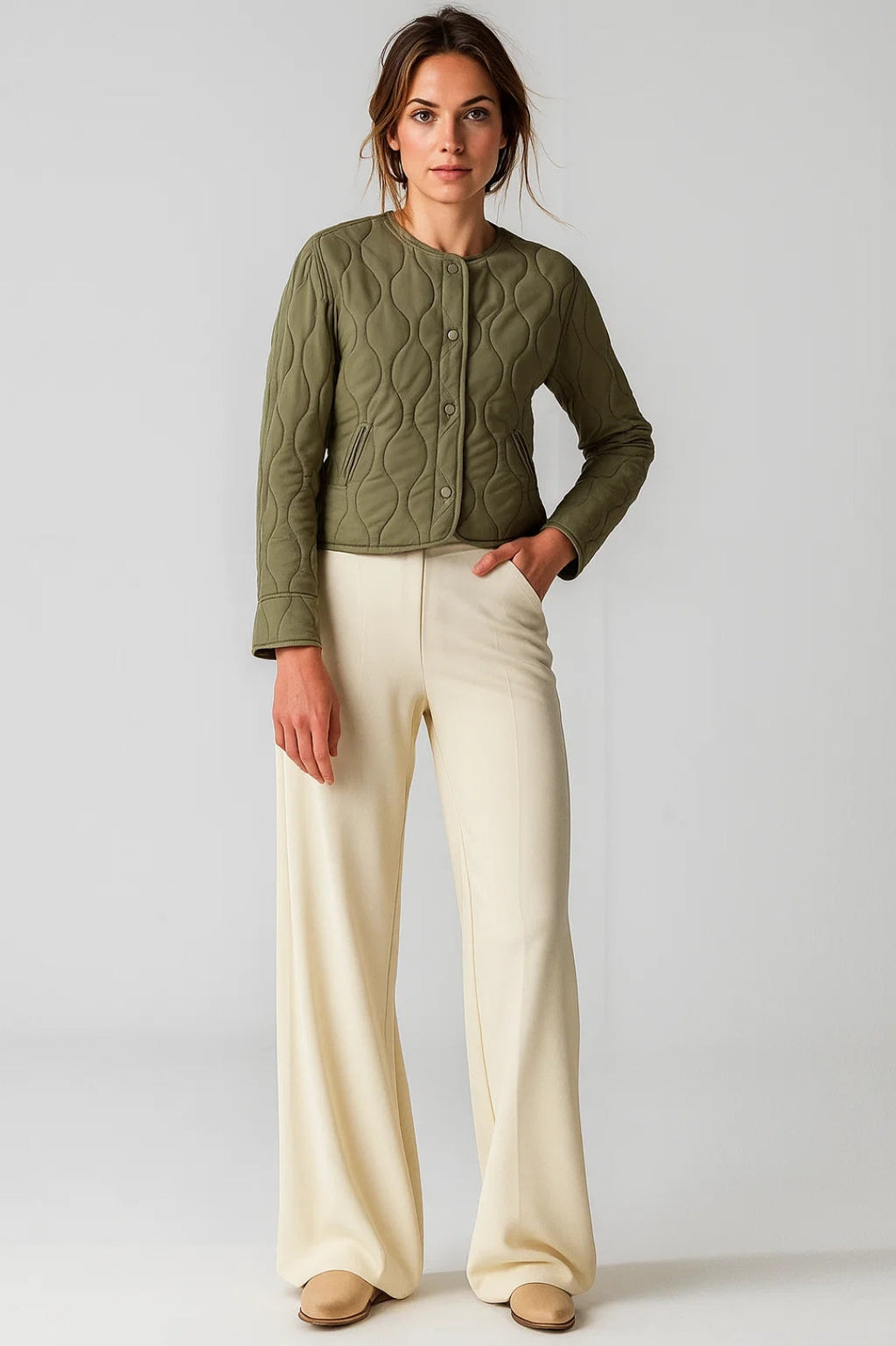 Leicht gefütterte Steppjacke | Gemütlich & elegant für Herbsttage