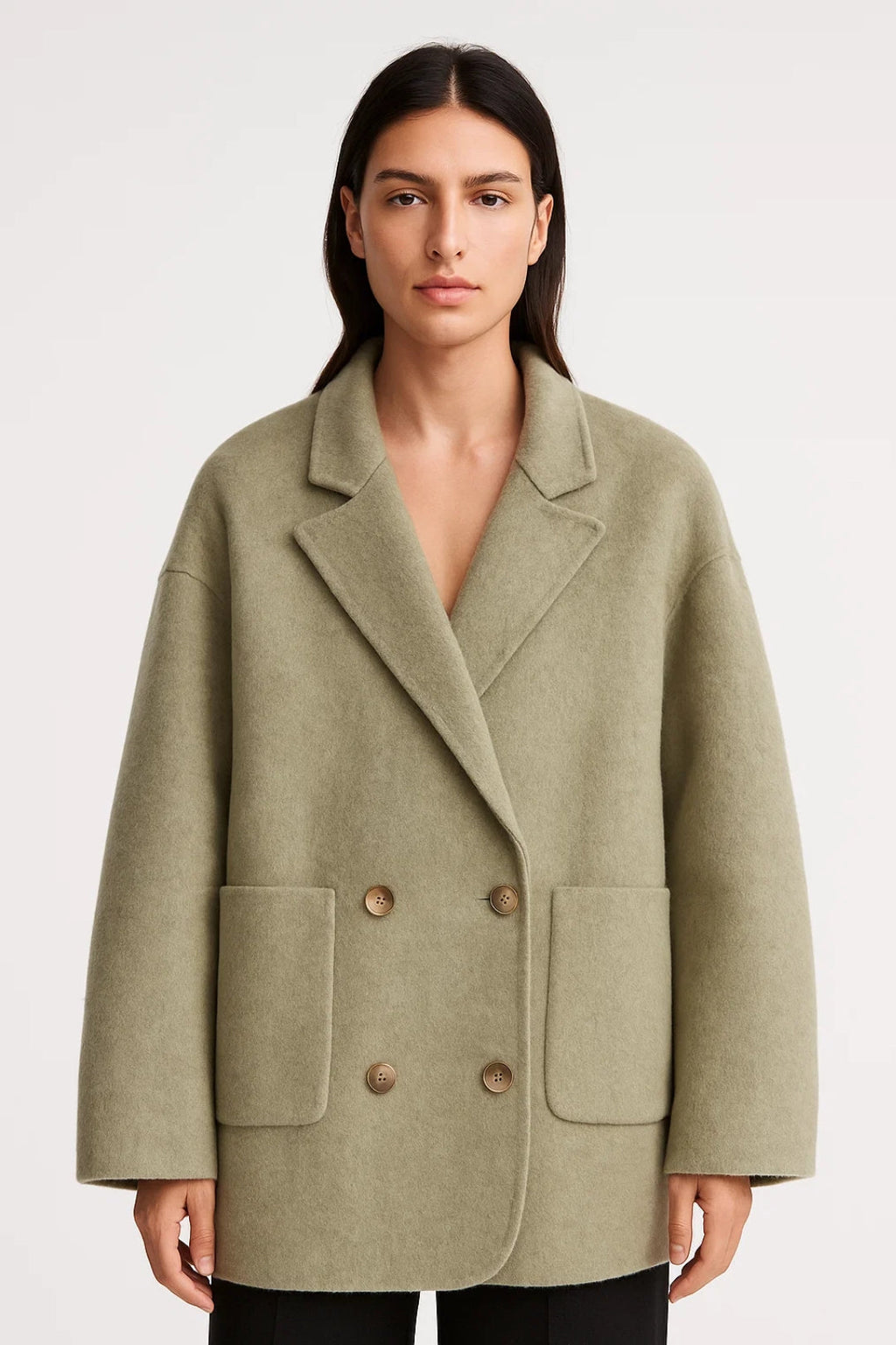 Elegante Oversized Blazerjacke | Doppelreihig für einen modernen Look