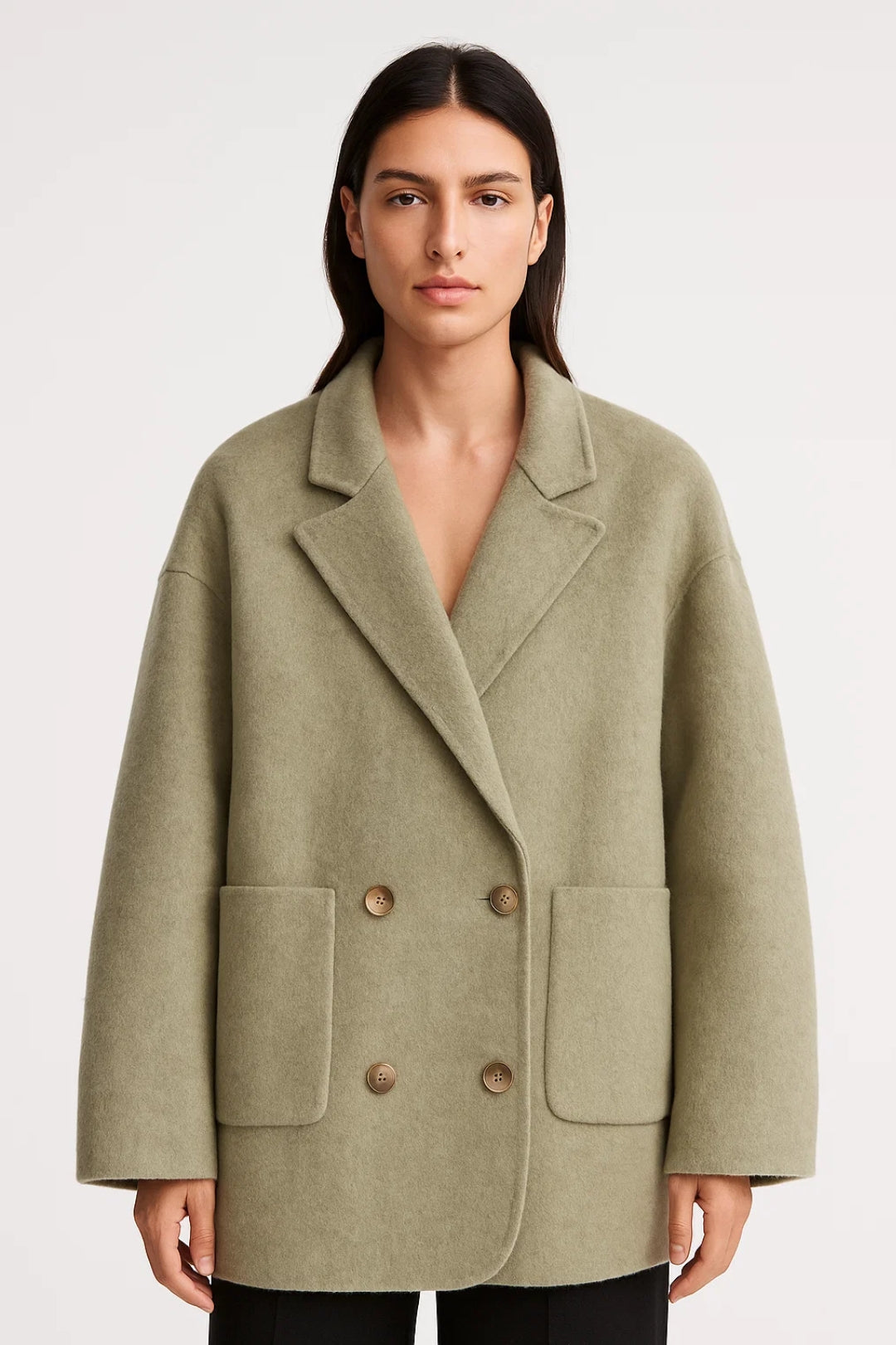 Elegante Oversized Blazerjacke | Doppelreihig für einen modernen Look