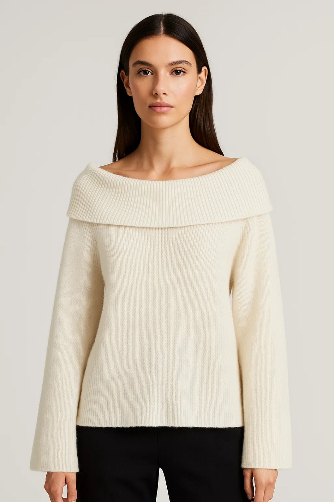 Eleganter Pullover | Schulterfreier Ausschnitt für mühelosen Stil