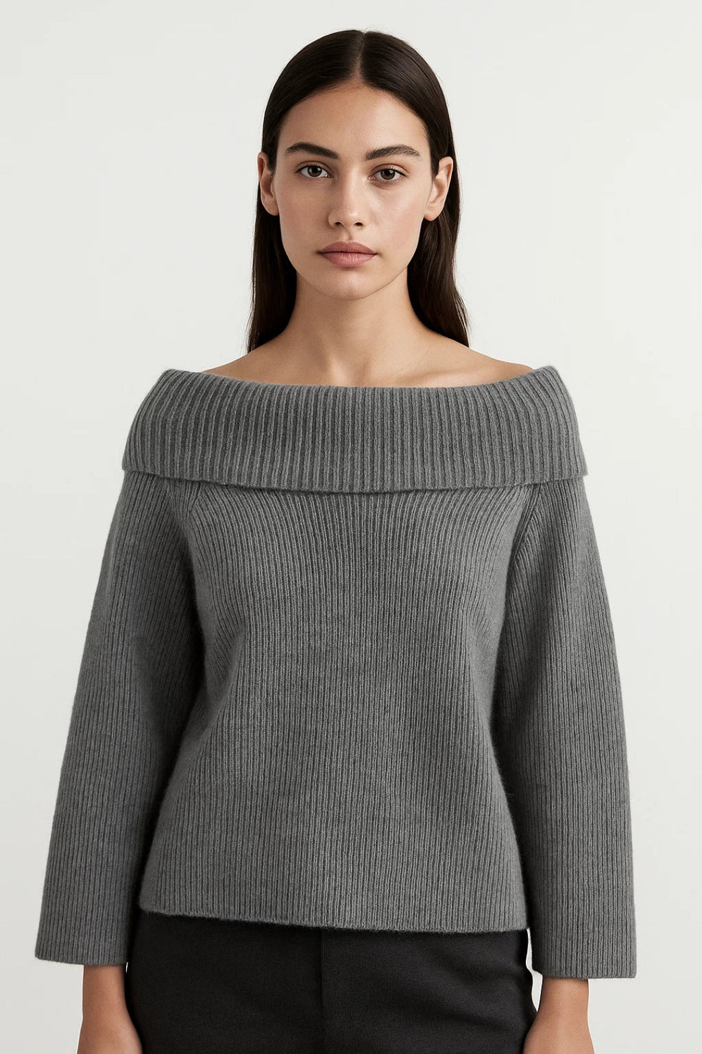 Eleganter Pullover | Schulterfreier Ausschnitt für mühelosen Stil