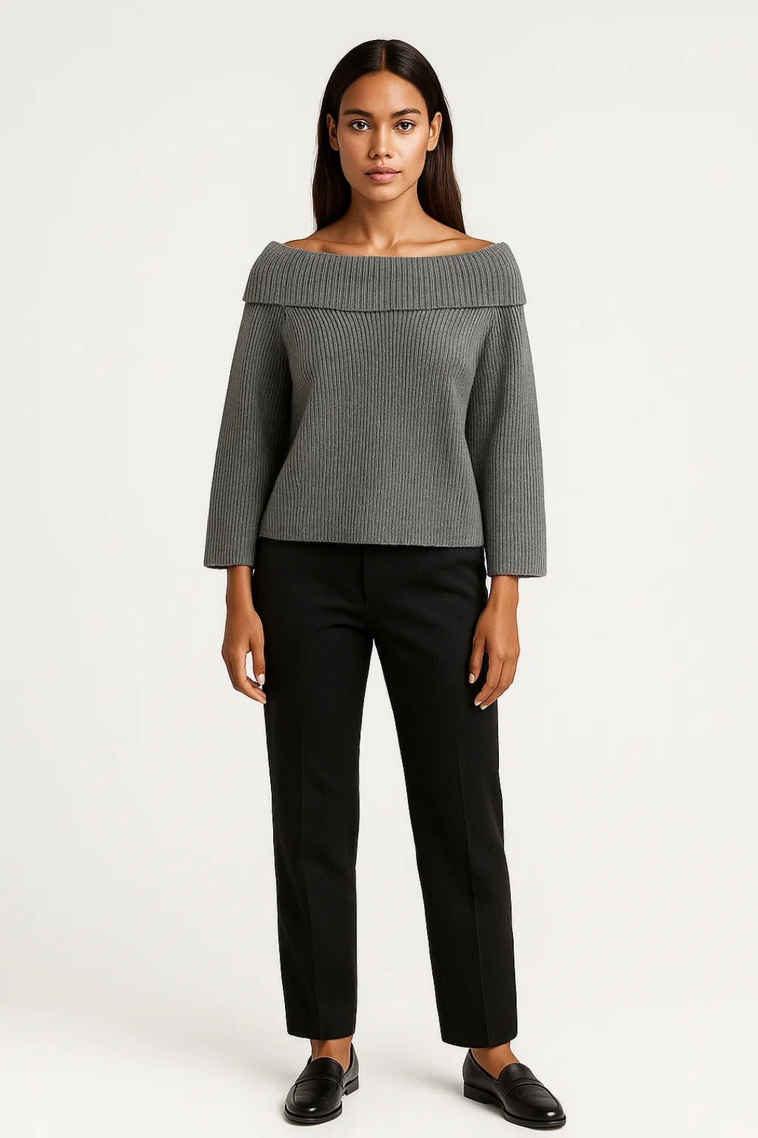 Eleganter Pullover | Schulterfreier Ausschnitt für mühelosen Stil