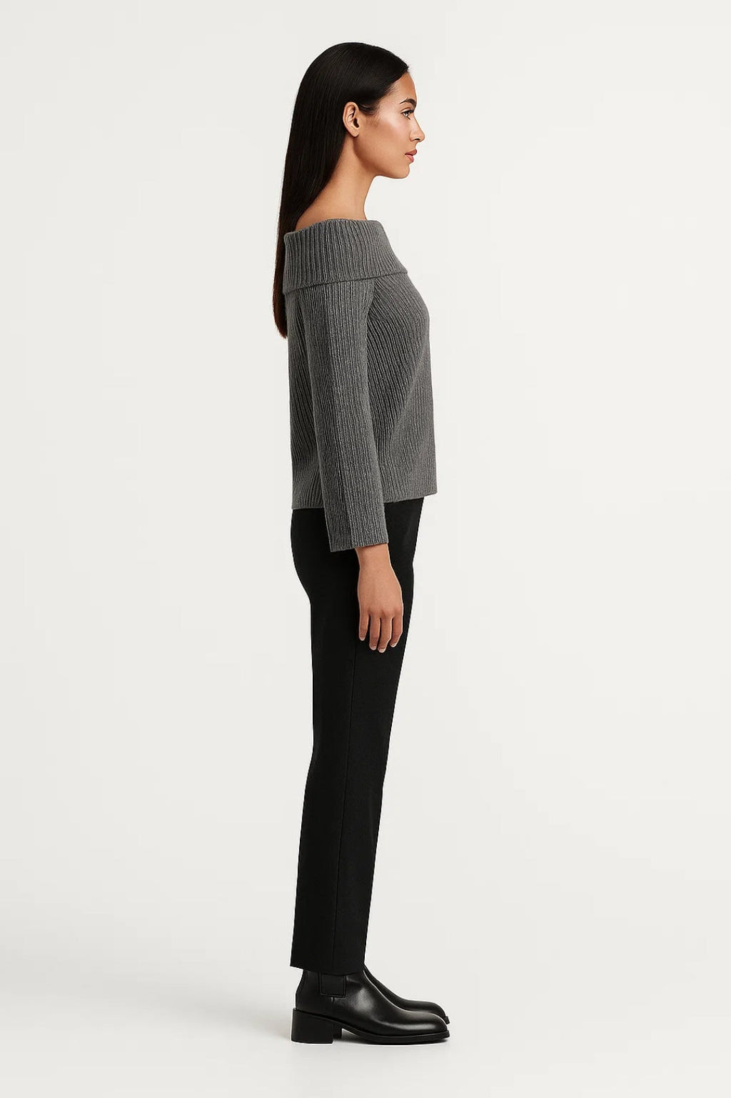 Eleganter Pullover | Schulterfreier Ausschnitt für mühelosen Stil