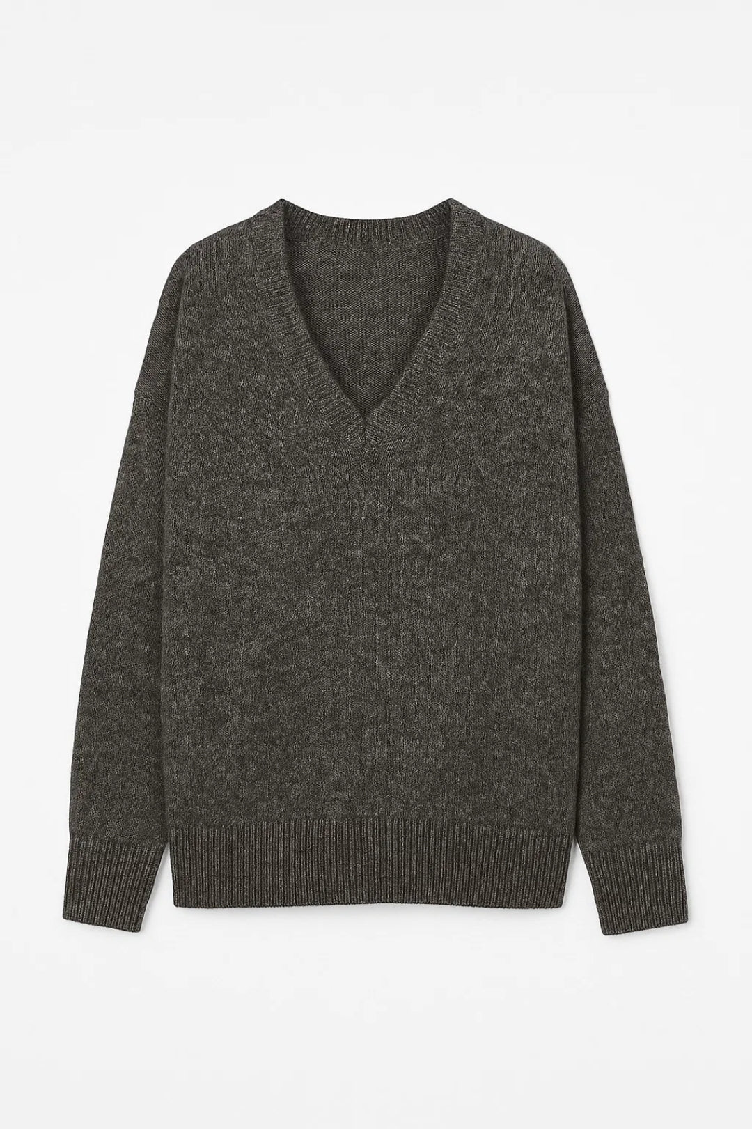 Gemütlicher Pullover | V-Ausschnitt & Lockere Passform | Zeitlos Eleganz