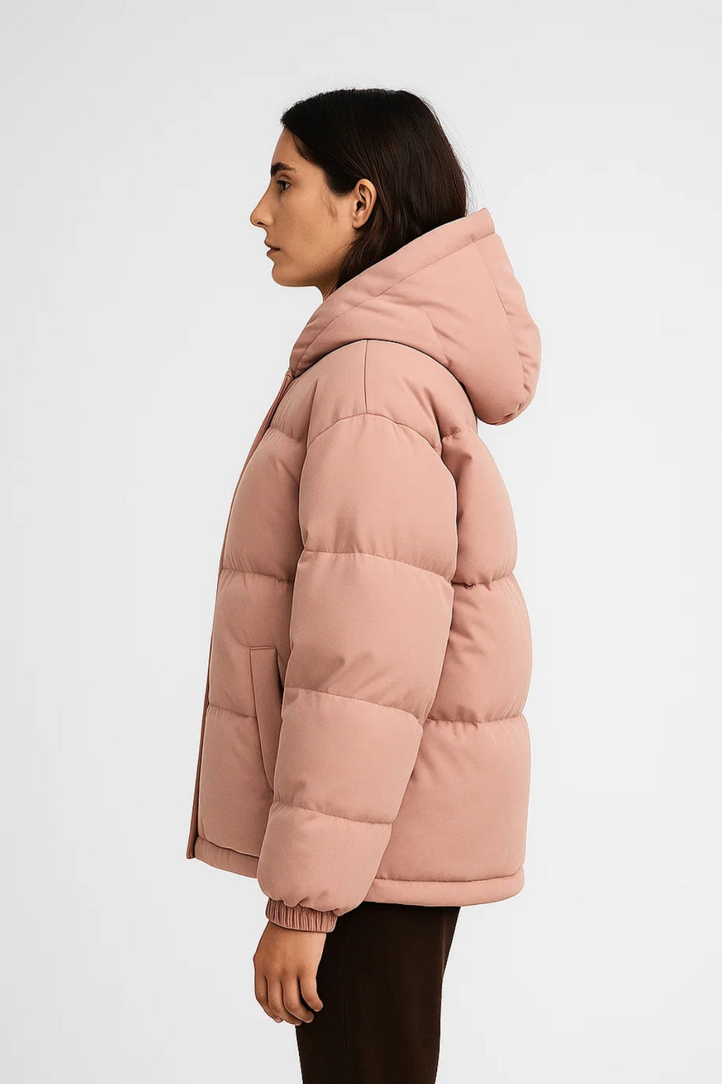 Wärmende Steppjacke mit Kapuze – Gemütlicher Winter-Look für jeden Tag