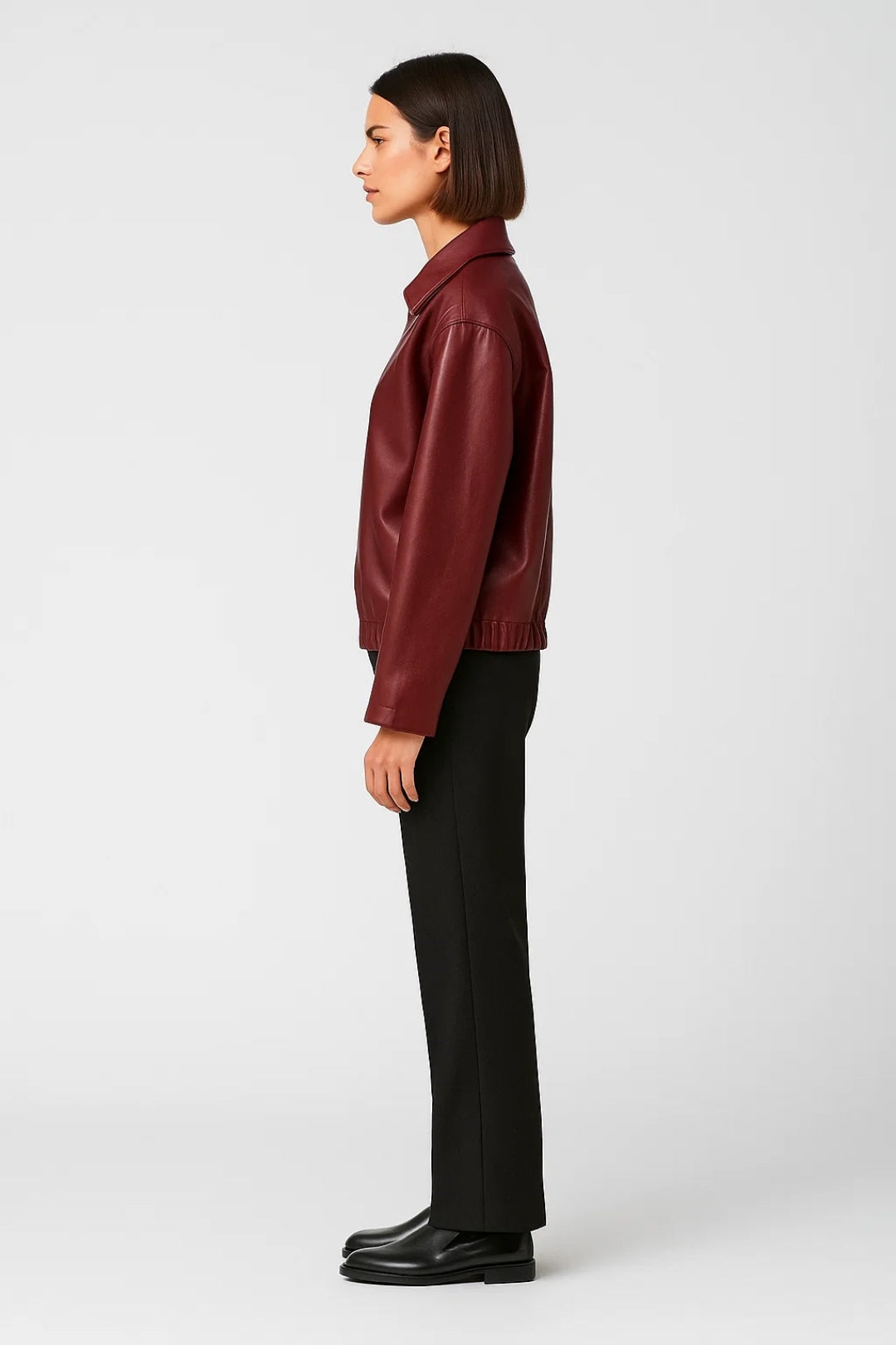 Elegante Kurze Jacke | Gerader Schnitt mit Reißverschluss für mühelosen Stil