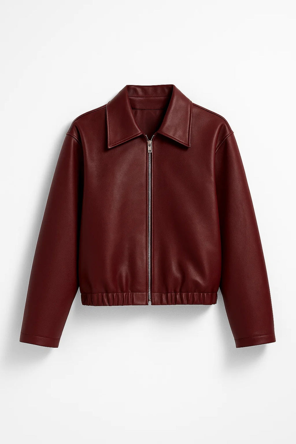 Elegante Kurze Jacke | Gerader Schnitt mit Reißverschluss für mühelosen Stil