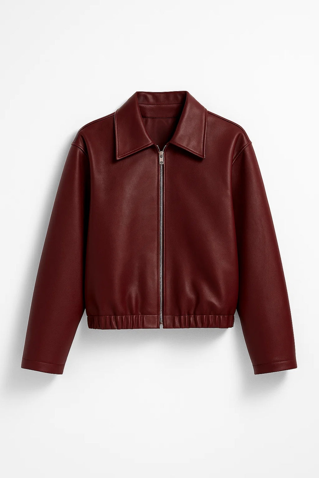 Elegante Kurze Jacke | Gerader Schnitt mit Reißverschluss für mühelosen Stil