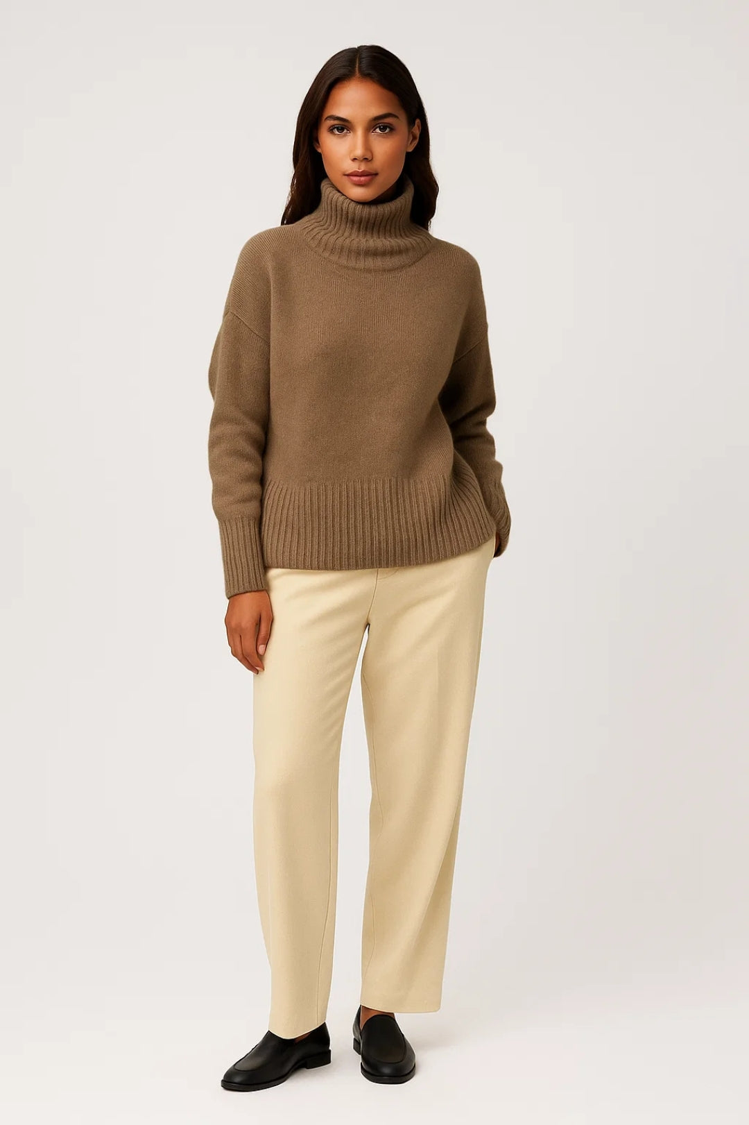 Eleganter Rollkragenpullover – Gemütlicher Schnitt für mühelosen Stil