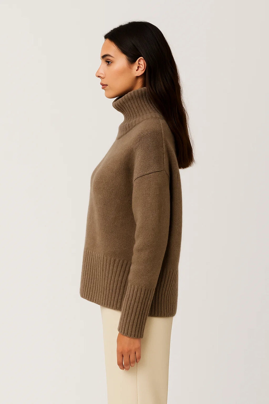 Eleganter Rollkragenpullover – Gemütlicher Schnitt für mühelosen Stil