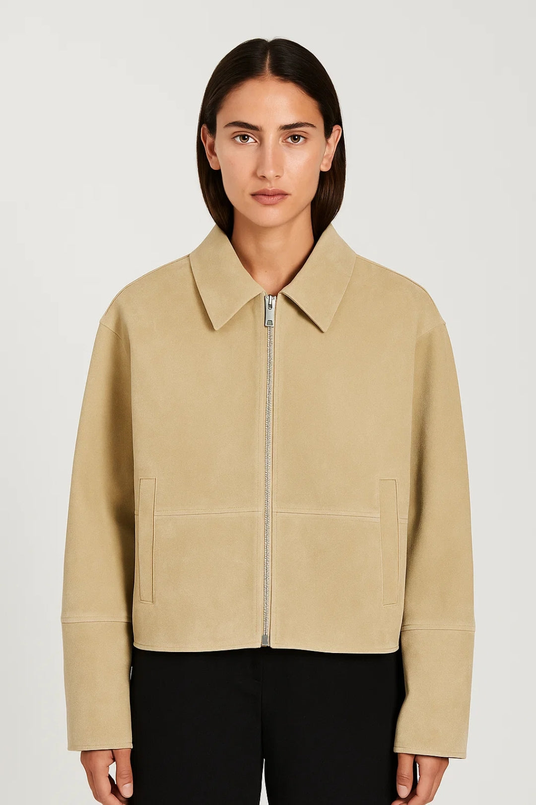 Elegante Damenjacke mit Reißverschluss | Zeitlos & Vielseitig für jeden Anlass