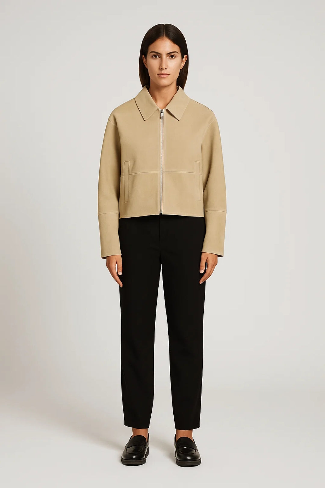 Elegante Damenjacke mit Reißverschluss | Zeitlos & Vielseitig für jeden Anlass