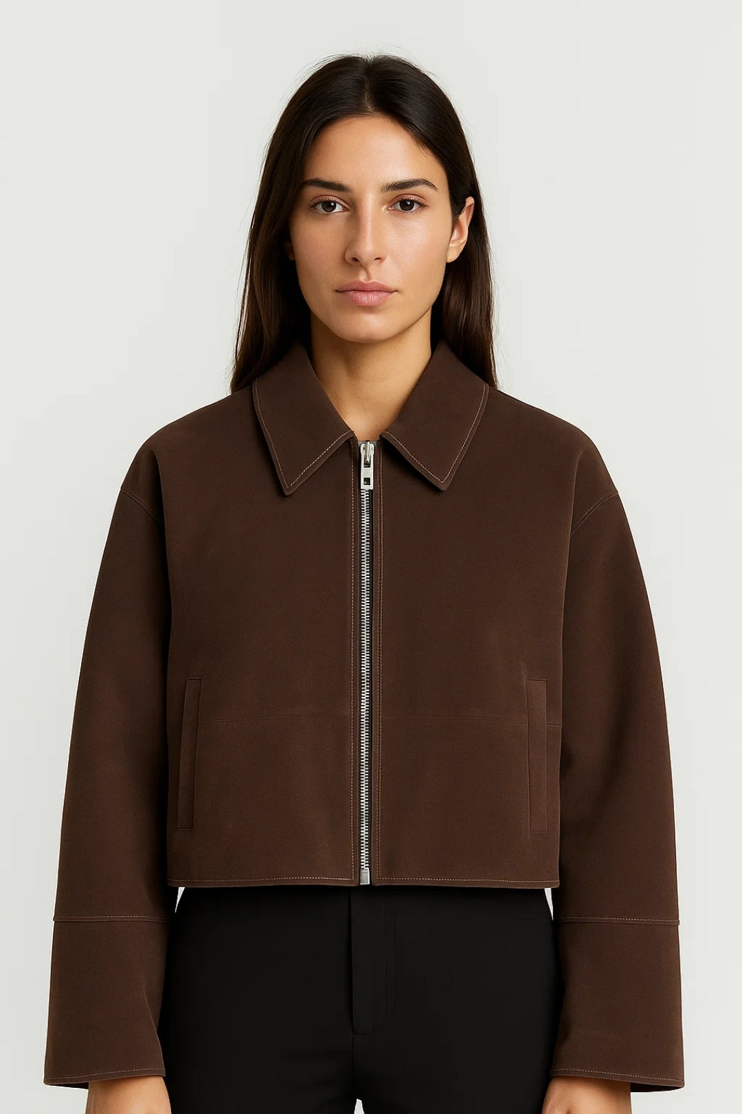 Elegante Damenjacke mit Reißverschluss | Zeitlos & Vielseitig für jeden Anlass